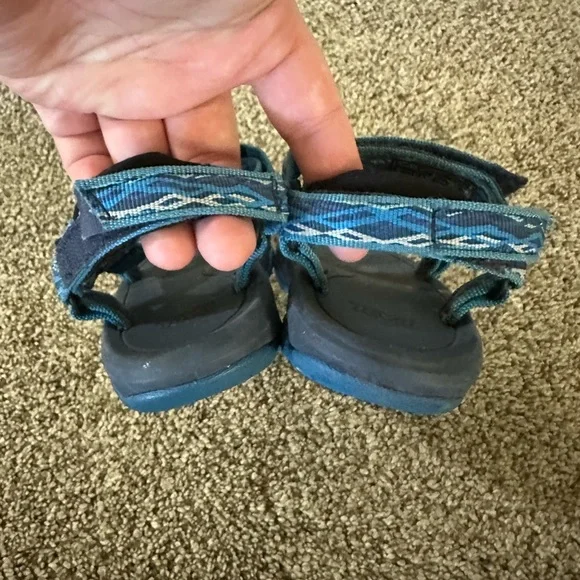 Blue kids teva Patterned Sandals - Picture 5 of 9
